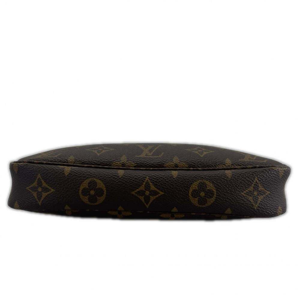 LOUIS VUITTON Brown Monogram Canvas Pochette Pouch - Picture 4 of 13